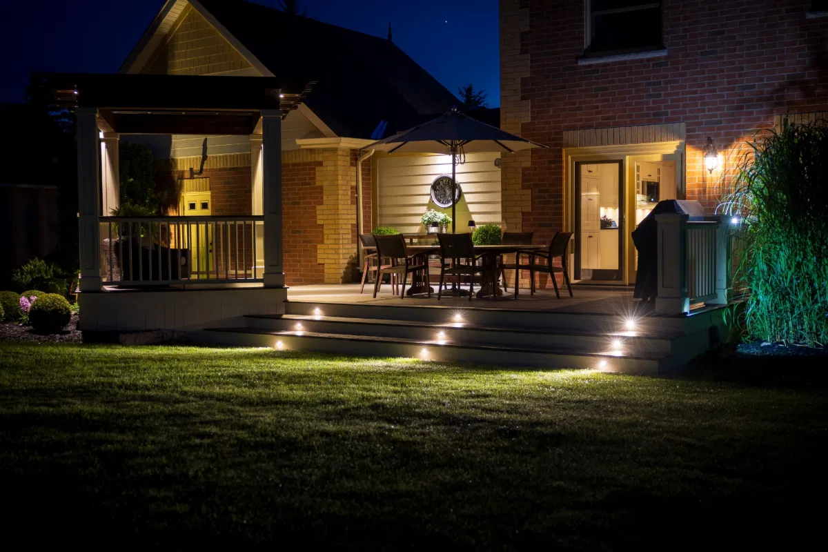 Outdoor lighting installation by Wilsons Systems, Fylde Coast