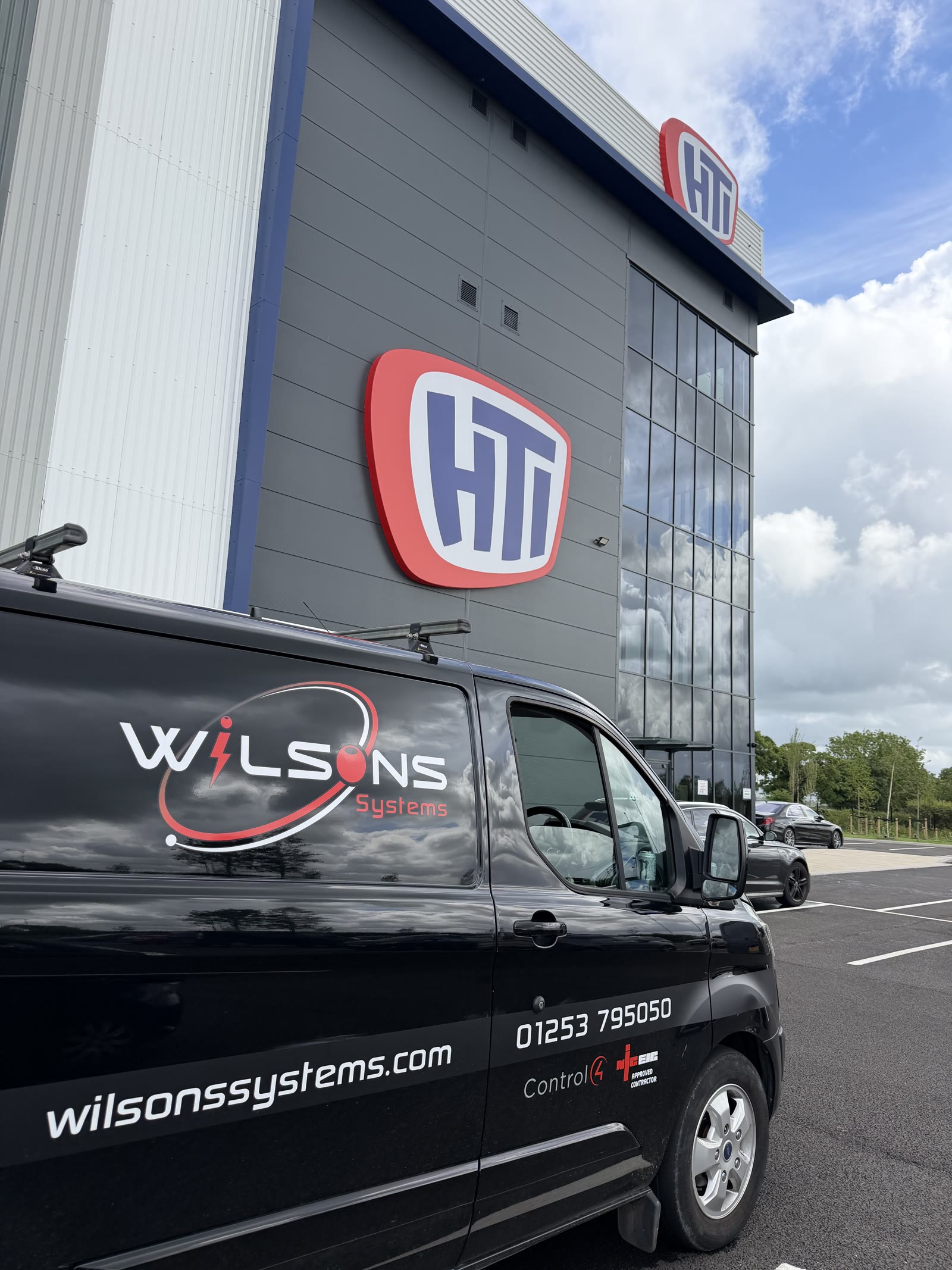 Wilsons Systems van outside HTI Group, Mill Farm, Kirkham